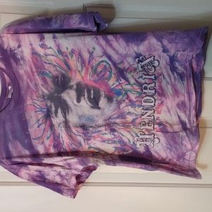 Vintage rare Hendrix tie die shirt XL